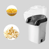 Maxbell Hot Air Electric Popcorn Popper Maker Machine Fat-Free Removable Cover White