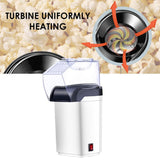 Maxbell Hot Air Electric Popcorn Popper Maker Machine Fat-Free Removable Cover White