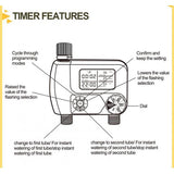 Maxbell Water Timer Controller Garden Timer Outdoor Watering Device Irrigation (US)