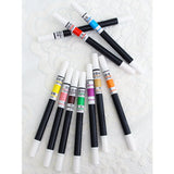 Maxbell  10 Pcs Food Coloring Pens Double Sided for Decorating Fondant Cakes Cookies