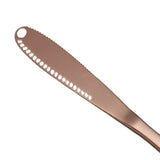 Maxbell Stainless Steel Butter Knife Sandwich Spreader Grater Slicer Rose Golden
