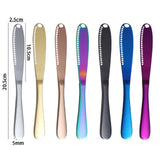 Maxbell Stainless Steel Butter Knife Sandwich Spreader Grater Slicer Rose Golden