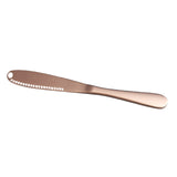 Maxbell Stainless Steel Butter Knife Sandwich Spreader Grater Slicer Rose Golden