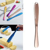 Maxbell Stainless Steel Butter Knife Sandwich Spreader Grater Slicer Rose Golden
