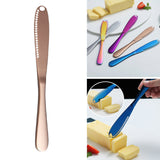 Maxbell Stainless Steel Butter Knife Sandwich Spreader Grater Slicer Rose Golden
