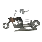 Maxbell Portable Chicken Stand Beer American Motorcycle BBQ Stainless Steel Rack