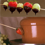 Maxbell Electirc Mini Chocolate Fondue Fountain Machine 3 Tiers BBQ Sauce Ranch