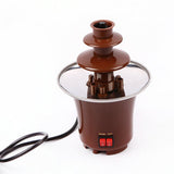 Maxbell Electirc Mini Chocolate Fondue Fountain Machine 3 Tiers BBQ Sauce Ranch