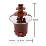 Maxbell Electirc Mini Chocolate Fondue Fountain Machine 3 Tiers BBQ Sauce Ranch