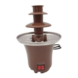Maxbell Electirc Mini Chocolate Fondue Fountain Machine 3 Tiers BBQ Sauce Ranch