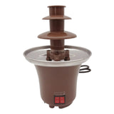 Maxbell Electirc Mini Chocolate Fondue Fountain Machine 3 Tiers BBQ Sauce Ranch