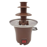 Maxbell Electirc Mini Chocolate Fondue Fountain Machine 3 Tiers BBQ Sauce Ranch