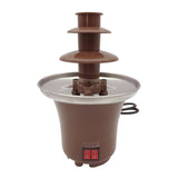 Maxbell Electirc Mini Chocolate Fondue Fountain Machine 3 Tiers BBQ Sauce Ranch