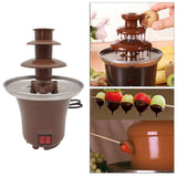 Maxbell Electirc Mini Chocolate Fondue Fountain Machine 3 Tiers BBQ Sauce Ranch
