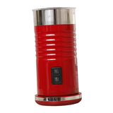 Maxbell Electric Milk Frother Hot Cold Foam Maker Milk Warmer for Latte Art EU Red