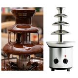 Maxbell Electric Chocolate Fondue Fountain DIY Waterfall For Nacho Cheese BBQ Sauce