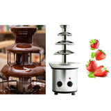 Maxbell Electric Chocolate Fondue Fountain DIY Waterfall For Nacho Cheese BBQ Sauce