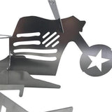 Maxbell Motorcycle Style Barbecue Grill Chicken Stand Beer Holder