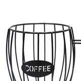 Maxbell Universal Coffee Capsule Storage Basket Coffee Vintage Baskets Cup Black