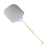 Maxbell Alloy Pizza Peel Long Wooden Handle Pizza Cake Lifter Transfer Paddle Shovel