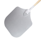 Maxbell Alloy Pizza Peel Long Wooden Handle Pizza Cake Lifter Transfer Paddle Shovel