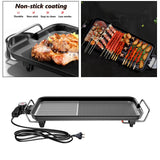 Maxbell Smokeless Korean Indoor Electric Grill 1350W Adjustable Temperature AU M