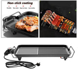 Maxbell Smokeless Indoor Electric BBQ Grill 1350W Nonstick Low-Fat Meals UK Plug L