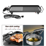 Maxbell Smokeless Indoor Electric BBQ Grill 1350W Nonstick Low-Fat Meals UK Plug L
