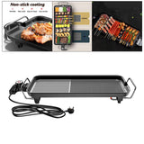 Maxbell Smokeless Indoor Electric BBQ Grill 1350W Nonstick Low-Fat Meals UK Plug L