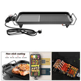 Maxbell Smokeless Indoor Electric BBQ Grill 1350W Nonstick Low-Fat Meals UK Plug L