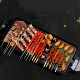 Maxbell Korean Indoor Electric BBQ Grill Machine Fast Heat Up Low-Fat Meals US M