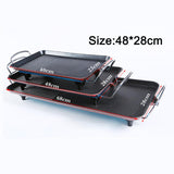 Maxbell Korean Indoor Electric BBQ Grill Machine Fast Heat Up Low-Fat Meals US M