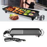 Maxbell Korean Indoor Electric BBQ Grill Machine Fast Heat Up Low-Fat Meals US M