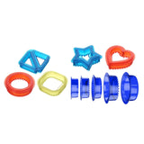 Maxbell Sandwich Cutter and Sealer for Kids Childrens  Portable blue round 5pcs
