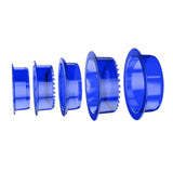 Maxbell Sandwich Cutter and Sealer for Kids Childrens  Portable blue round 5pcs