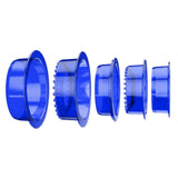 Maxbell Sandwich Cutter and Sealer for Kids Childrens  Portable blue round 5pcs