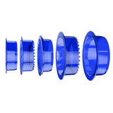 Maxbell Sandwich Cutter and Sealer for Kids Childrens  Portable blue round 5pcs