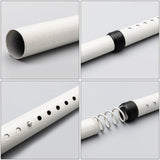 Maxbell Home Shower Curtain Rod Expandable Adjustable Tension New White 210-260cm