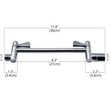 Maxbell Adjustable Shower Arm Bracket with Tooth Extension Rod Bathroom Accessories