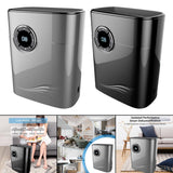 Maxbell Electric Dehumidifier Portable with 1.2L Water Tank Auto Shutoff for Home Black