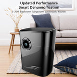 Maxbell Electric Dehumidifier Portable with 1.2L Water Tank Auto Shutoff for Home Black