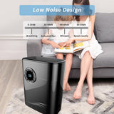 Maxbell Electric Dehumidifier Portable with 1.2L Water Tank Auto Shutoff for Home Black