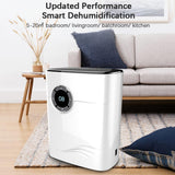 Maxbell Electric US Plug Dehumidifier with 1200ml Water Tank Auto Shutoff for Home