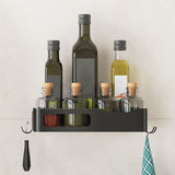 Heavy Duty Wall Self-Adhesive Kitchen Shelf Bathroom Basket Organizer Rack