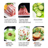 Maxbell Manual Frozen Meat Slicer Beef Slicing Machine Mutton Cutter Stainles Steel