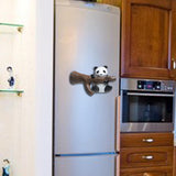 Maxbell 3D Panda Refrigerator Magnets Fridge Sticker Home Whiteboard Cabinets Decor hang branch
