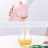 Maxbell Mini Manual Lemon Squeezer Citrus Fruit Juicer Fruit Hand Press Juicer Blue