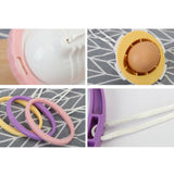 Maxbell Throw Egg Scrambler Golden Egg Yolk Shaker Mixer Scramble Eggs  Purple