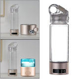 Maxbell Hydrogen Water Bottle 400ml Hydrogen Rich Water Maker Ionizer for Family Use