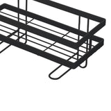 Over The Toilet Storage Bathroom Space Saver Cabinet Rack Shelf Storage Rack Black